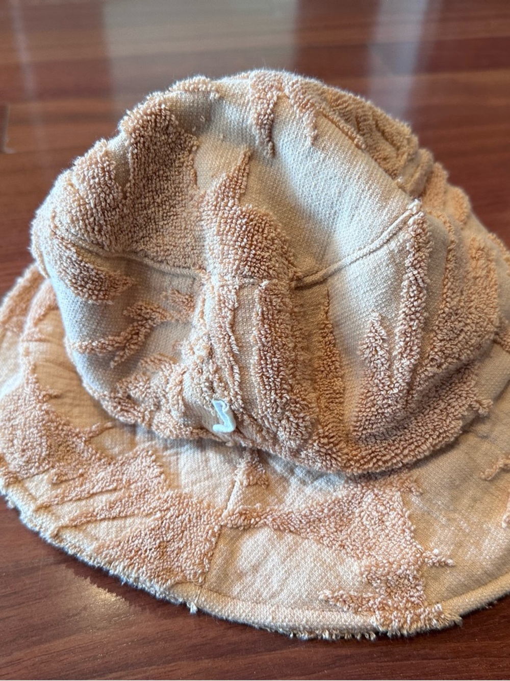 Rip Curl Beige Terry Cloth Bucket Hat